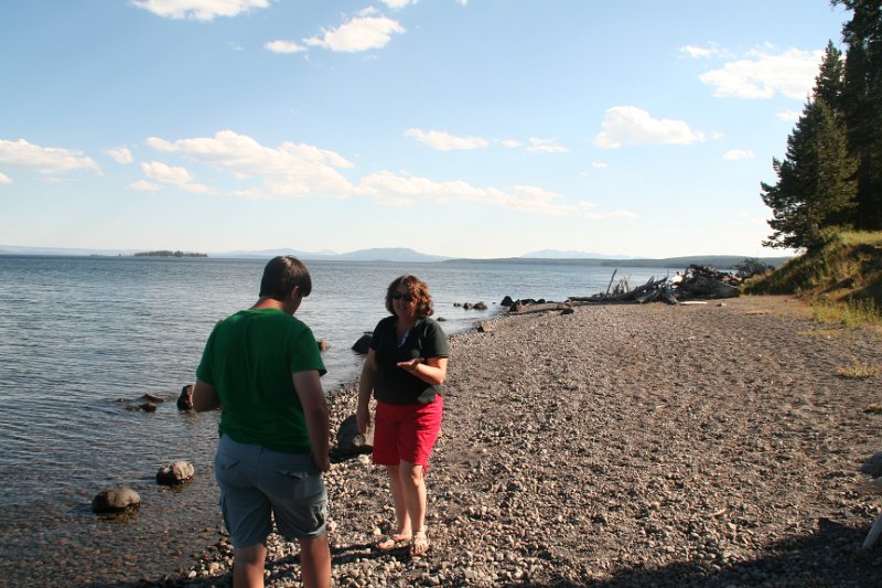 Trip (161).JPG - Kris and Sharon at Yellowstone Lake